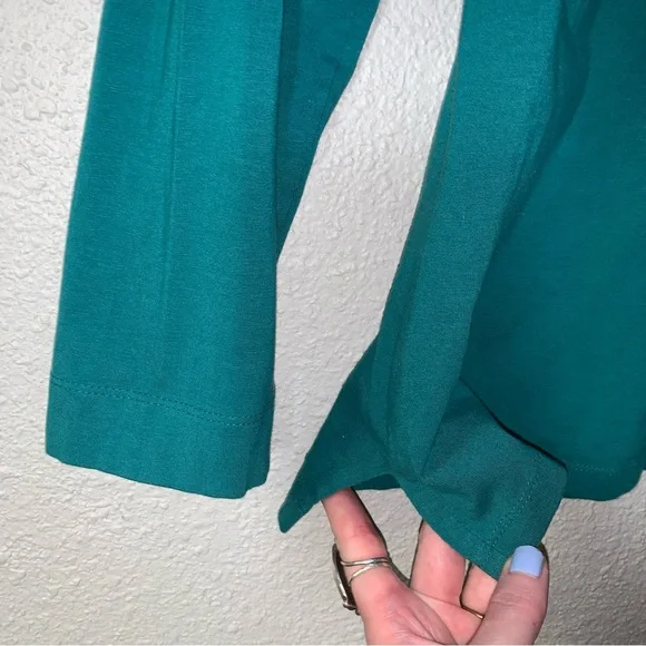 Great Northwest green Long-sleeve Cotton T-shirt Sz L stretch loungewear cozy - Picture 5 of 12